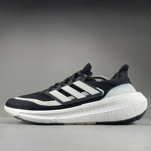 Adidas UltraBoost Light Mens Size 11.5 Black White Running Shoe Athletic Sneaker