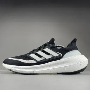 Adidas UltraBoost Light Mens Size 11.5 Black White Running Shoe Athletic Sneaker