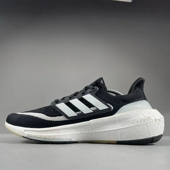 Adidas UltraBoost Light Mens Size 11.5 Black White Running Shoe Athletic Sneaker