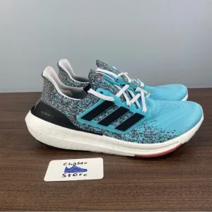 Adidas Ultraboost Light Running Shoes Blue White Sneakers Men’s Size 12.5