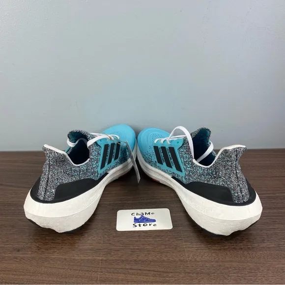 Adidas Ultraboost Light Running Shoes Blue White Sneakers Men’s Size 12.5