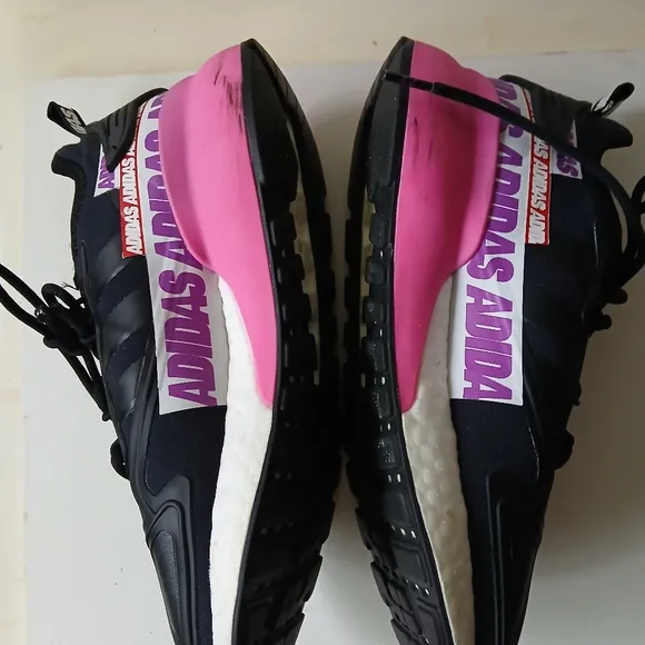 Adidas Women's Black and Pink ZX FX7050 Sneakers Shoes Trainer Sz.6.5- 7.5 /38