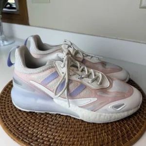Adidas ZX 2k 2.0 Boost Men's Size 9 Casual Running Shoe White Trainer Sneaker