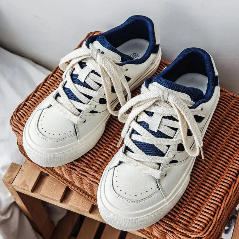 ADVBRIDGE  -  Chunky Sneakers  Autumn Fashion Low Top Lace Up Running Shoes Comfortable Flat Casual Walking Shoes Tenis Masculino