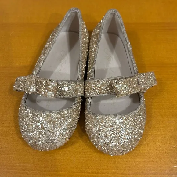 Age of Innocence Girl’s Gold Mia Shoes 24/US 8T