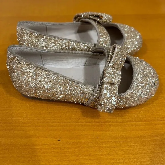 Age of Innocence Girl’s Gold Mia Shoes 24/US 8T