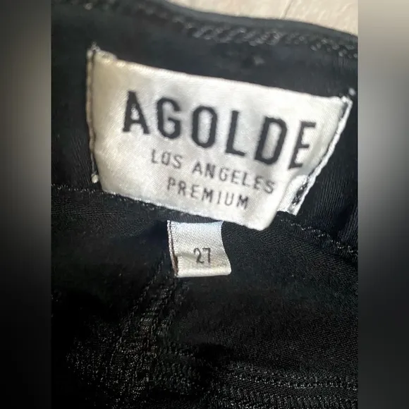 🍁AGOLDE SOPHIE SKINNY JEANS IN BLACK/MOONSTRUCK DISTRESSED SIZE 27 or 4!🍁