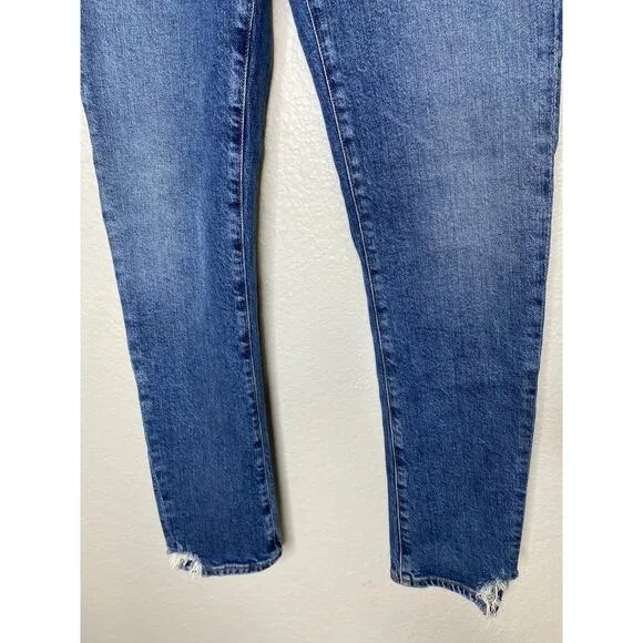 AGOLDE Toni Mid Rise Ankle Straight Jeans in Stratosphere 25