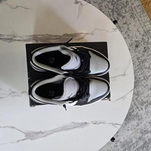 Air Jordan 1 Low Black White Smoke Grey Shadow Shoe 2020 Men 10.5