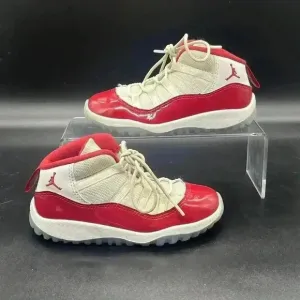 Air  Jordan 11 Retro Cherry size 11C casual school basketball red white