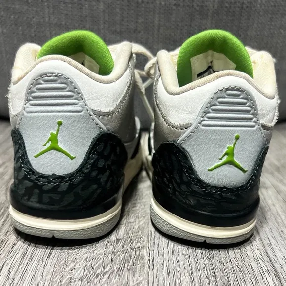 Air Jordan 3 Retro TD Chlorophyll Toddler Shoes 6C 832033-006