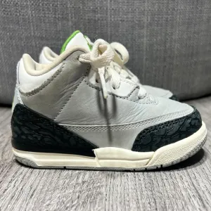 Air Jordan 3 Retro TD Chlorophyll Toddler Shoes 6C 832033-006