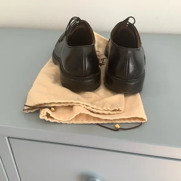 Alden’s Men's Black Leather Shoes