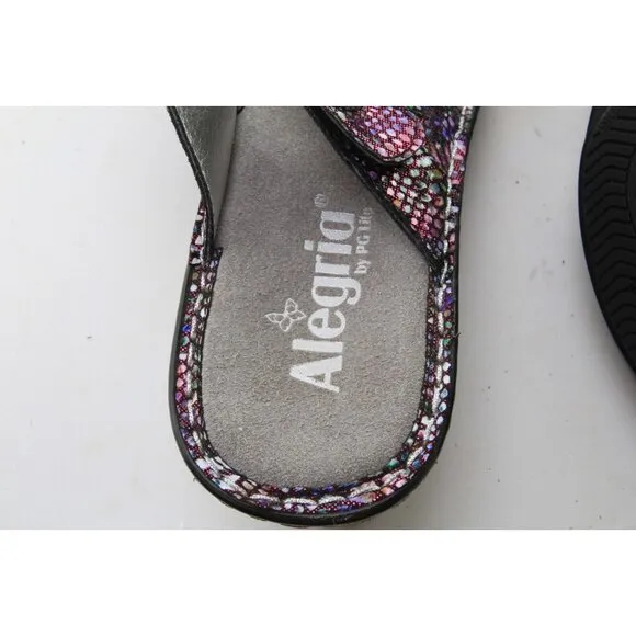 Alegria Lotti  Sandals Shoes Multi Color Az 38 8-8.5