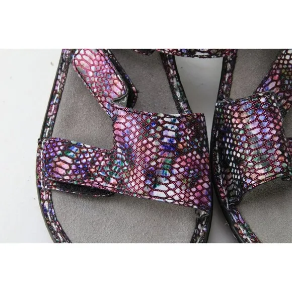 Alegria Lotti  Sandals Shoes Multi Color Az 38 8-8.5