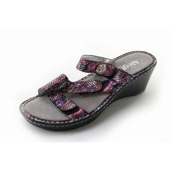 Alegria Lotti  Sandals Shoes Multi Color Az 38 8-8.5