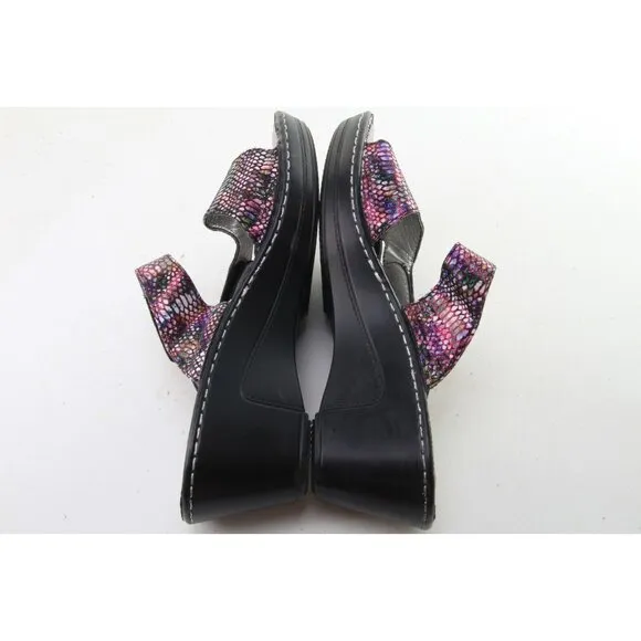 Alegria Lotti  Sandals Shoes Multi Color Az 38 8-8.5