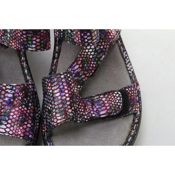 Alegria Lotti  Sandals Shoes Multi Color Az 38 8-8.5