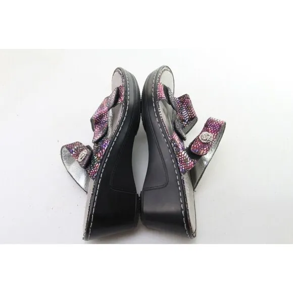 Alegria Lotti  Sandals Shoes Multi Color Az 38 8-8.5