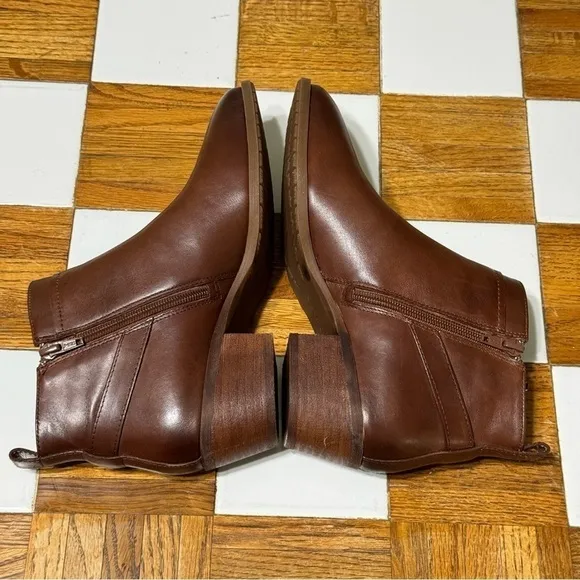 Alex Marie Medelinda Leather Harvest Brown Booties Size 8 Women
