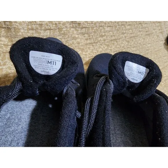 Allbirds Men’s Black Wool Shoes US 11 / UK 10 / EU 43-44 / CM 29 / CHN 290/99