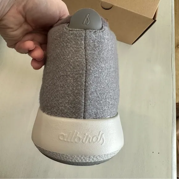Allbirds Men’s Wool Runner-Up Mizzle Medium/Light Grey  Tennis Shoes Sz 14 NIB