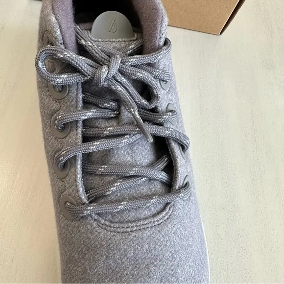 Allbirds Men’s Wool Runner-Up Mizzle Medium/Light Grey  Tennis Shoes Sz 14 NIB