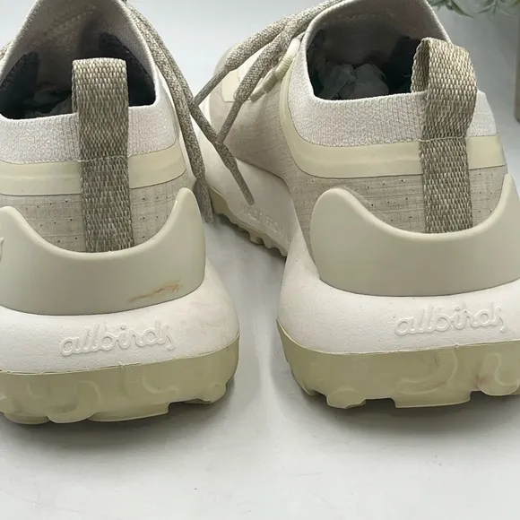Allbirds Trail Runners SWT Sz 9.5 Cream Hiking Running Walking Shoe