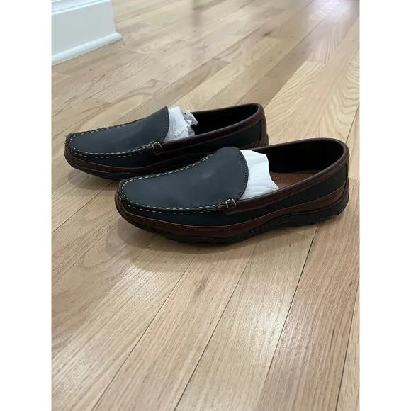 Allen Edmonds Boulder Venetian Driving Moccasin Shoes loafers Men's Black 9 E