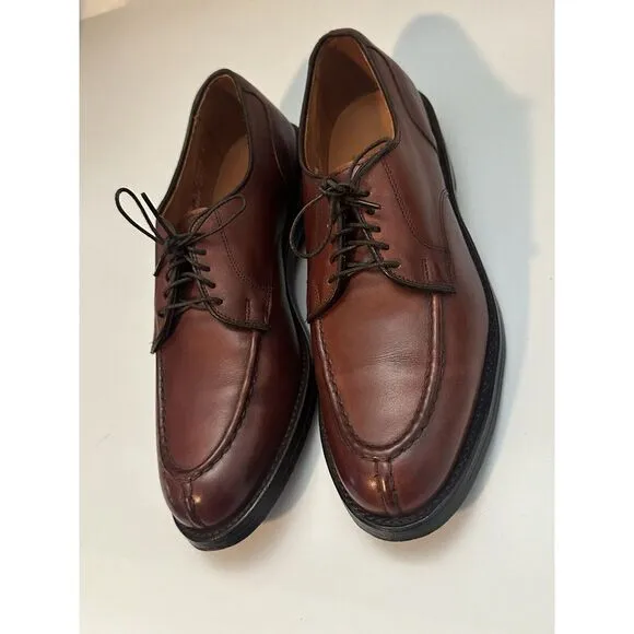 Allen Edmonds Bradley Split-Toed Oxford Mahogany Leather Shoes Size‎ 9.5