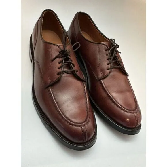 Allen Edmonds Bradley Split-Toed Oxford Mahogany Leather Shoes Size‎ 9.5