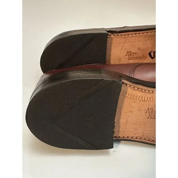 Allen Edmonds Bradley Split-Toed Oxford Mahogany Leather Shoes Size‎ 9.5