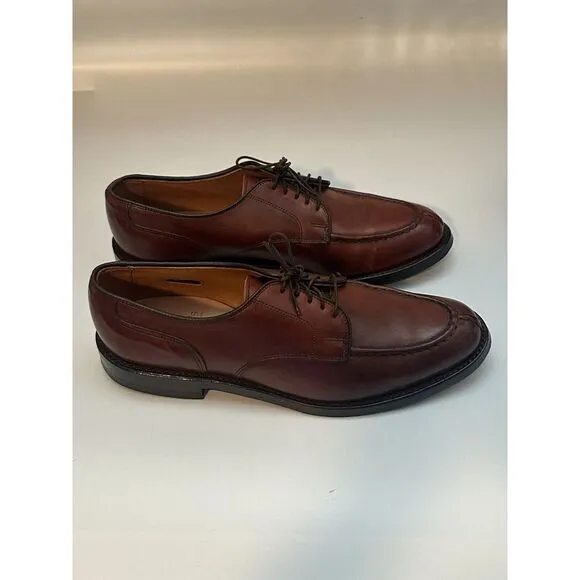 Allen Edmonds Bradley Split-Toed Oxford Mahogany Leather Shoes Size‎ 9.5