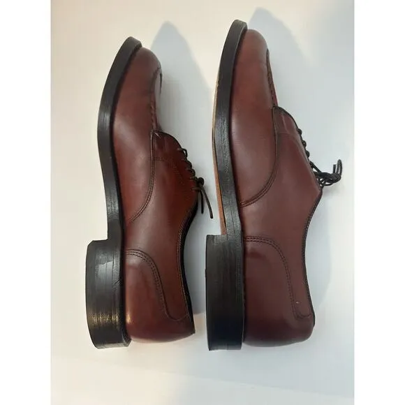 Allen Edmonds Bradley Split-Toed Oxford Mahogany Leather Shoes Size‎ 9.5