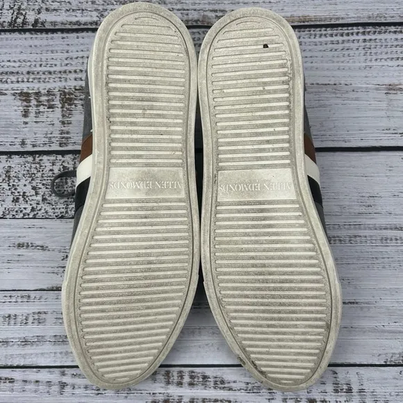 Allen Edmonds Mens 14 D Courtside Derby Sneakers Shoes Gray Suede Casual Comfort