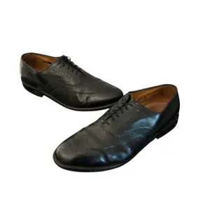 Allen Edmonds Mens Chester Black Full Brogue Wingtip Oxford Dress Shoes Size 11