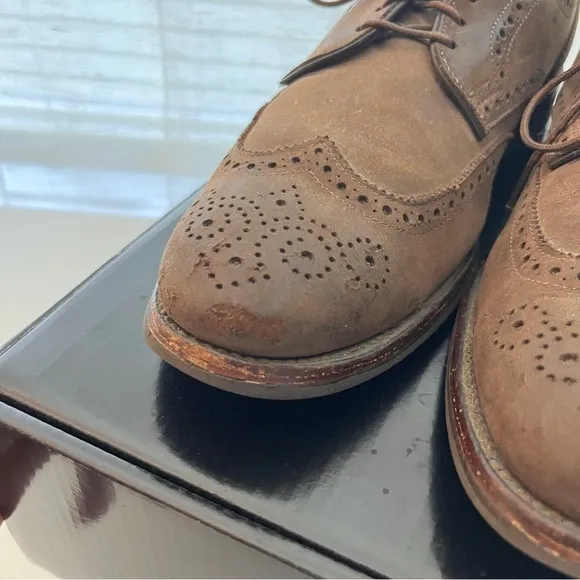 Alllen Edmonds Wingtip “Oakland” Dress Casual Shoes Mens Size‎ 10.5 RR Brown