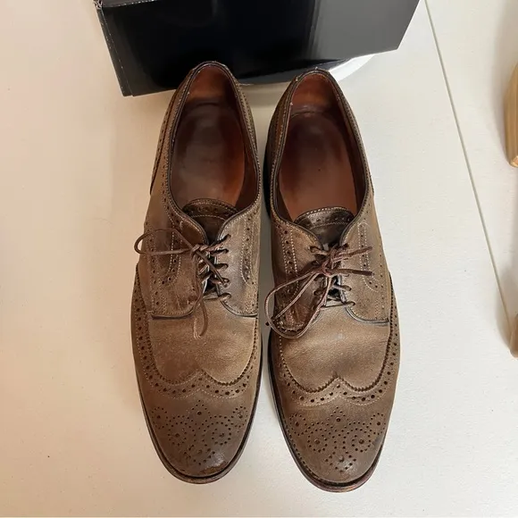 Alllen Edmonds Wingtip “Oakland” Dress Casual Shoes Mens Size‎ 10.5 RR Brown