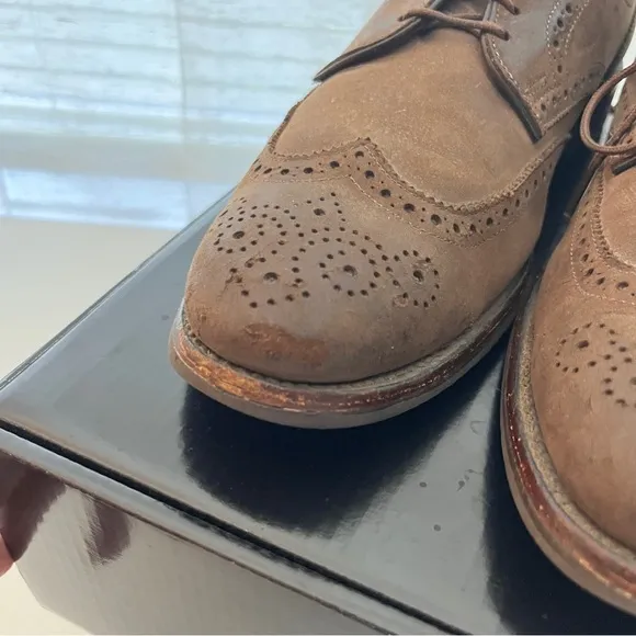 Alllen Edmonds Wingtip “Oakland” Dress Casual Shoes Mens Size‎ 10.5 RR Brown