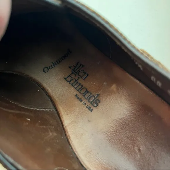 Alllen Edmonds Wingtip “Oakland” Dress Casual Shoes Mens Size‎ 10.5 RR Brown