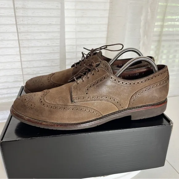 Alllen Edmonds Wingtip “Oakland” Dress Casual Shoes Mens Size‎ 10.5 RR Brown