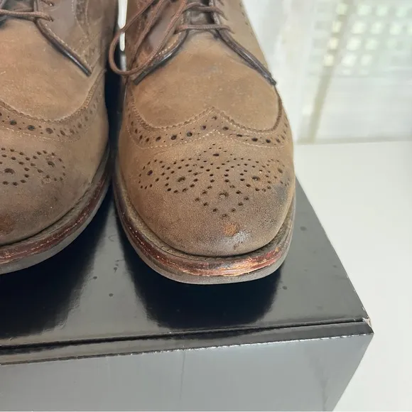 Alllen Edmonds Wingtip “Oakland” Dress Casual Shoes Mens Size‎ 10.5 RR Brown
