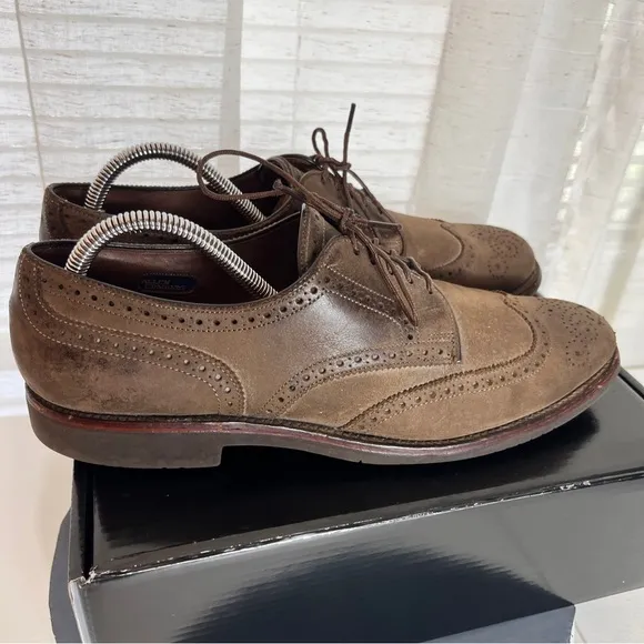 Alllen Edmonds Wingtip “Oakland” Dress Casual Shoes Mens Size‎ 10.5 RR Brown