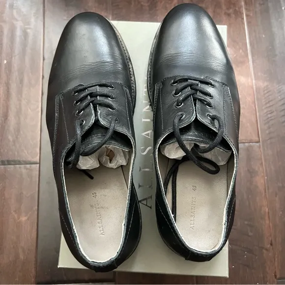 AllSaints Jarred Leather Derby Shoes