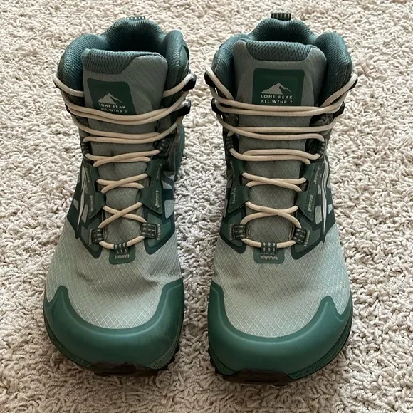 Almost new Altra Lone Peak All Weather Mid-2 boots