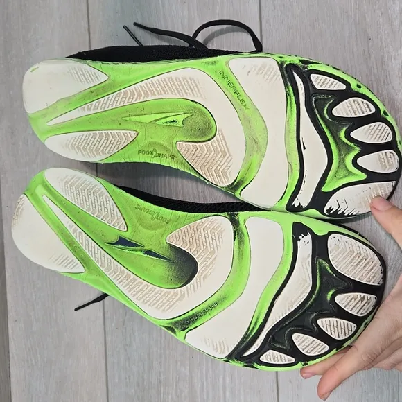 Altra Mens Escalante Black&amp; Green Athletic Shoes Sneakers Sz 13