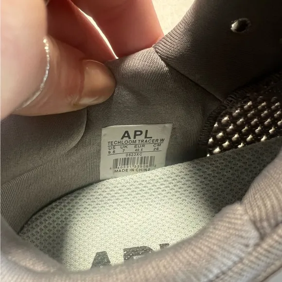 APL TechLoom Tracer Shoes - Cement Grey and White -  Size 9.5