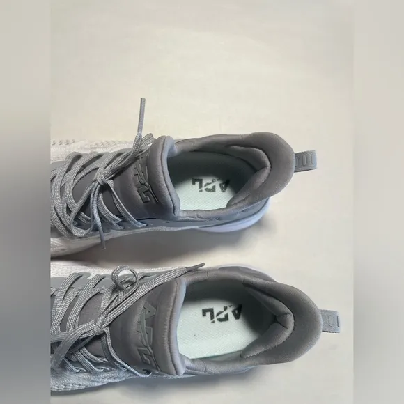 APL TechLoom Tracer Shoes - Cement Grey and White -  Size 9.5
