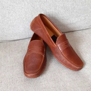 Aquatalia Bruce Men's Brown Loafers