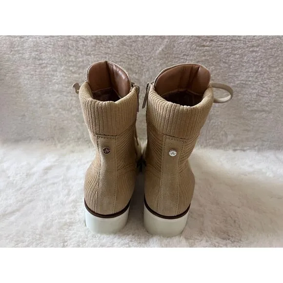 AQUATALIA Myla Corduroy Suede Ankle Boots Size 10